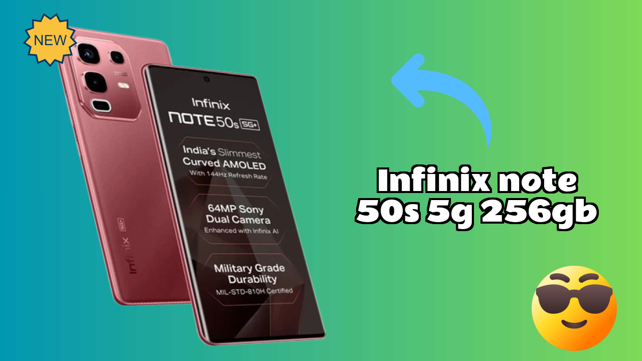 Infinix Note 50s 5G+ 256GB Display Analysis: AMOLED Quality