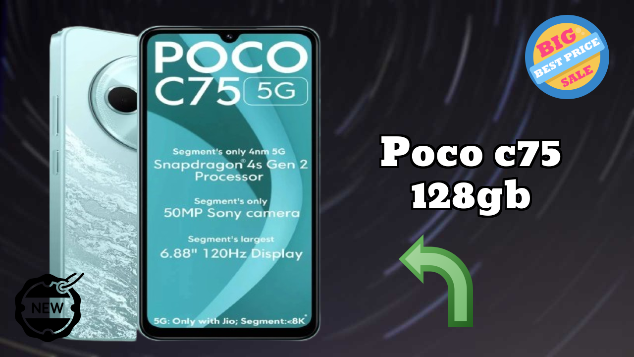 POCO C75 128GB Price: ₹7,999 - Should You Buy It?