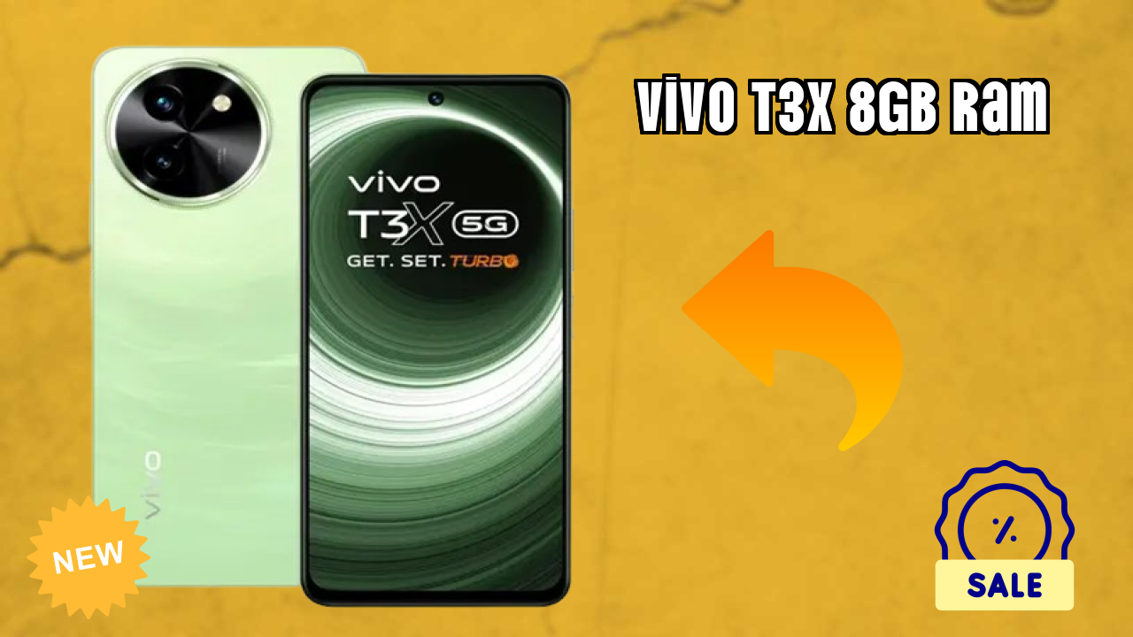 Vivo T3x 8GB RAM Battery Life: 6000 MAh Charging Speed